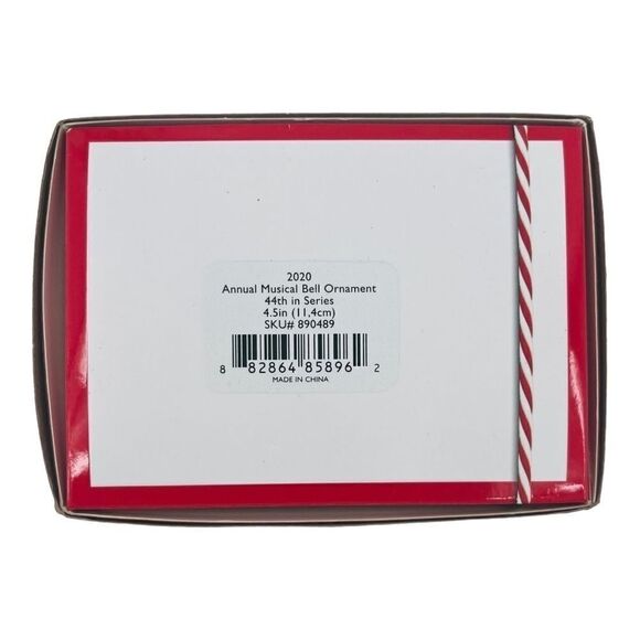 Lenox 2020 Annual Musical Bell Ornament NIB - Picture 2 of 5